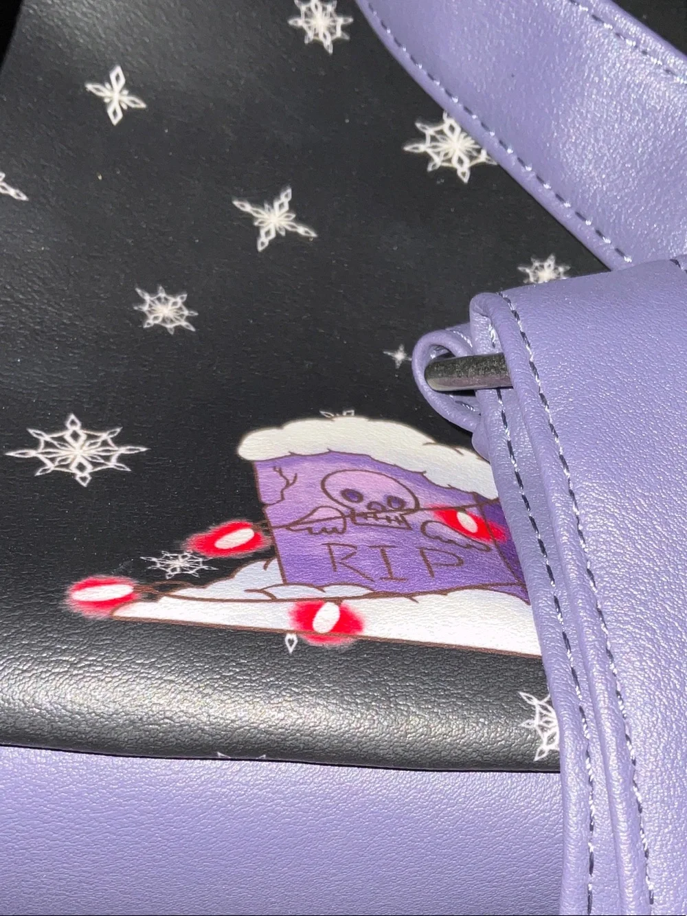 Disney The Nightmare Before Christmas Mini Backpack - Black & Purple - Picture 6 of 10